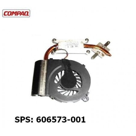 מאוורר למחשב נייד כולל גוף קירור Compaq Presario CQ42 CQ62 / HP G42 G62 Cooling Fan 606573-001 - 1 - 