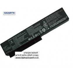 סוללה למחשב נייד ג'יגהבייט 6 תאים Gigabyte Q1580L Notebook Battery 6 Cell 3UR18650-2-T0187 - 1 - 