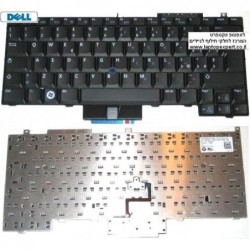 מקלדת למחשב נייד דל לטיטיוד כולל עברית / אנגלית Dell Lattitude E4300 Laptop Keyboard C441C 0C441C - 1 - 