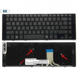 החלפת מקלדת למחשב נייד HP ProBook 5300 5310m Keyboard 581089-001, PK1308P1A05 , MP-09B83K06698 - 1 - 