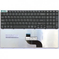 החלפת מקלדת למחשב נייד אייסר Acer Aspire E1-521 E1-531 E1-531G E1-571 E1-571G Keyboard US black - 1 - 