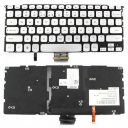 מקלדת להחלפה במחשב נייד דל - מוארת צבע כסוף Dell XPS 14Z L412z 15z / L511z laptop US Keyboard Backlit Silver MP-10K83U4J9201 - 1