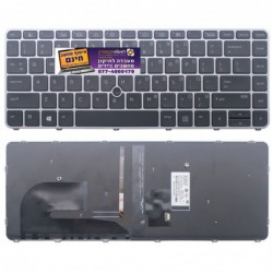 מקלדת למחשב נייד HP EliteBook 840 G3 | 745 G3 Series Keyboard Backlit - 1 - 