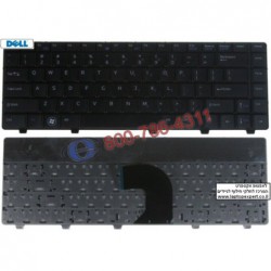 החלפת מקלדת למחשב נייד דל Dell Vostro 3300 , 3400 , 3500 Keyboard NSK-DJ301 , 05MFJ6 , 0VD3VH , NSK-DJ30H - 1 - 
